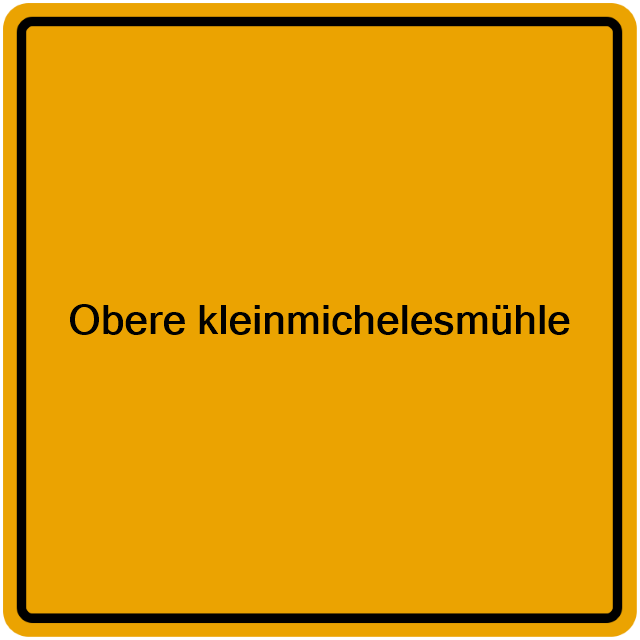 Einwohnermeldeamt24 Obere kleinmichelesmühle